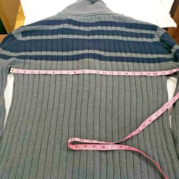 Retro HIPSTER Mr. Rogers Cobain 70s Nerdy Geek Button up CARDIGAN SWEATER - Picture 6 of 6